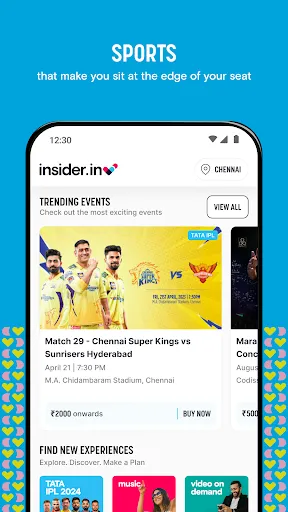 Скриншот 2 — insider.in: Events Near You