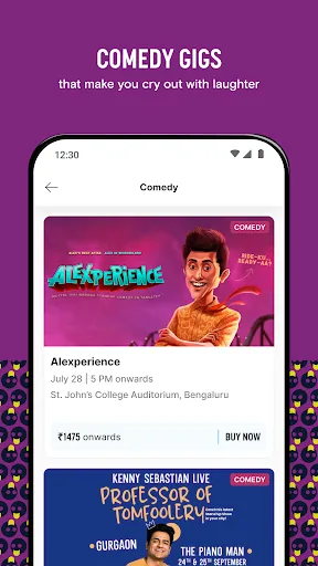 Скриншот 3 — insider.in: Events Near You