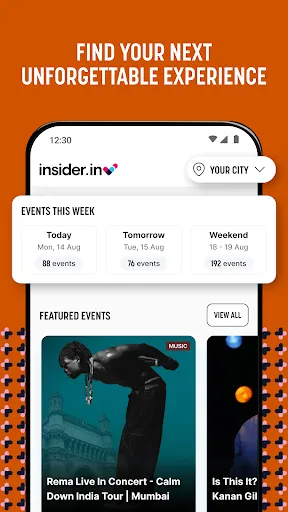 Скриншот 6 — insider.in: Events Near You