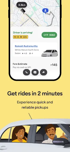 Скриншот 3 — Namma Yatri - Ride Booking App