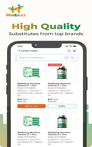 Скриншот 7 — Medbuzz - Generic Medicine App