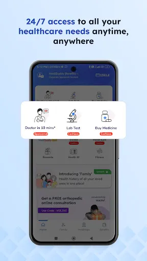 Скриншот 2 — MediBuddy-Doctor Medicine ABHA