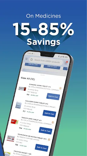 Скриншот 2 — Medkart: Online Medicine App