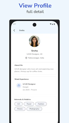 Скриншот 3 — Milgaya : find nearby people