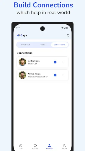 Скриншот 5 — Milgaya : find nearby people