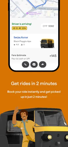 Скриншот 5 — Odisha Yatri - Auto, Cab & Bus