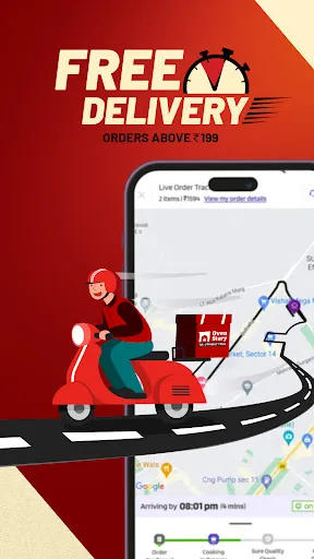 Скриншот 1 — Oven Story Pizza- Delivery App
