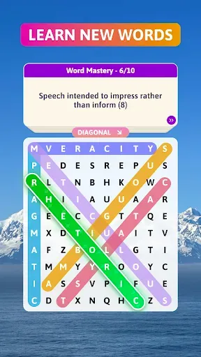 Скриншот 2 — Crossword Search: Word Puzzles