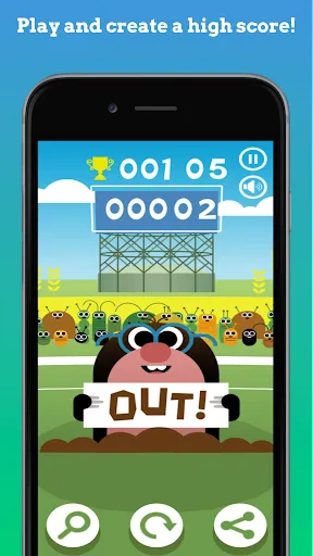 Скриншот 4 — Doodle Cricket - Cricket Game