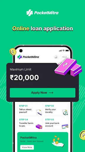 Скриншот 4 — PocketMitra Personal Loan App