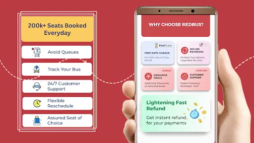 Скриншот 2 — redBus Book Bus, Train Tickets