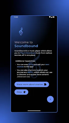 Скриншот 1 — Soundbound : Music and Songs