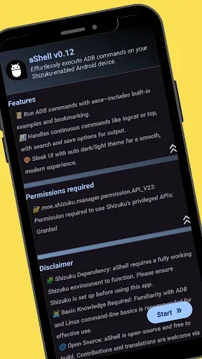 Скриншот 4 — aShell - Your Local ADB Shell