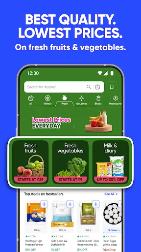 Скриншот 3 — Instamart: Groceries & more