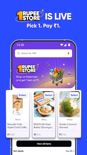 Скриншот 4 — Instamart: Groceries & more