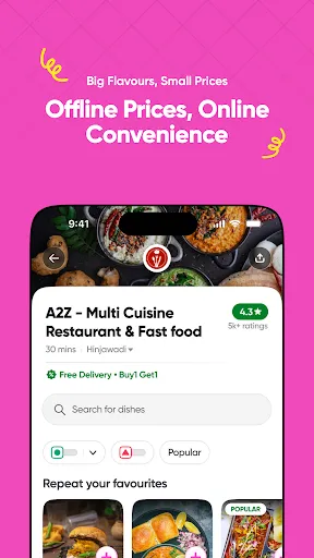 Скриншот 4 — toing - Food Delivery
