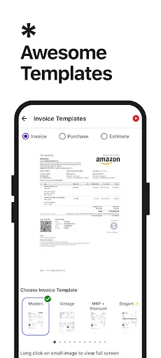 Скриншот 2 — Invoicing Billing GST - Swipe