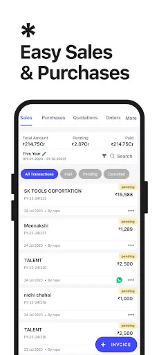 Скриншот 4 — Invoicing Billing GST - Swipe