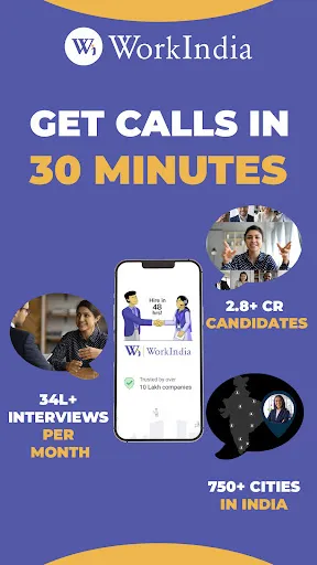 Скриншот 1 — WorkIndia Recruiter App