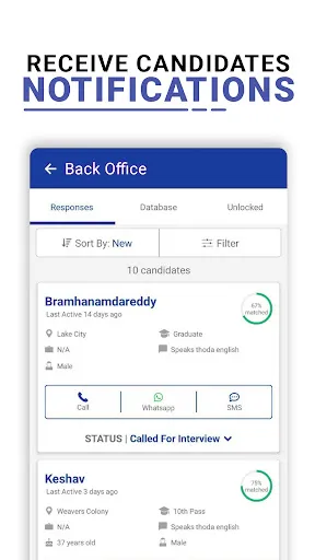 Скриншот 6 — WorkIndia Recruiter App
