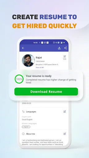 Скриншот 5 — WorkIndia Job Search App