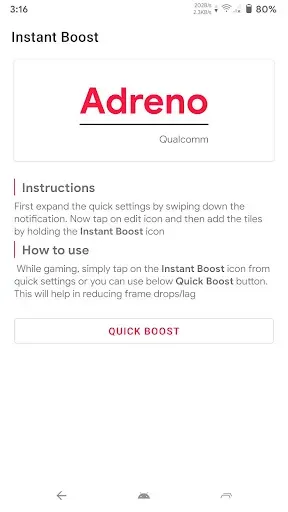 Скриншот 2 — Instant Boost : Addon