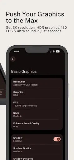 Скриншот 4 — PGT+ : Pro GFX & Optimizer