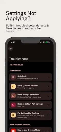 Скриншот 6 — PGT+ : Pro GFX & Optimizer