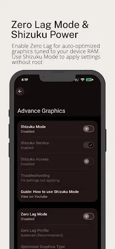 Скриншот 7 — PGT+ : Pro GFX & Optimizer
