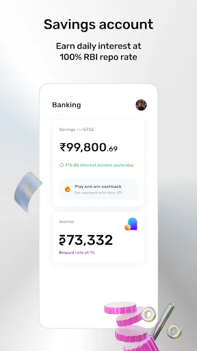 Скриншот 2 — slice: UPI credit card & bank