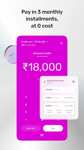 Скриншот 6 — slice: UPI credit card & bank