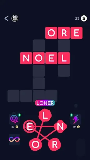 Скриншот 2 — Infinite Word Puzzles