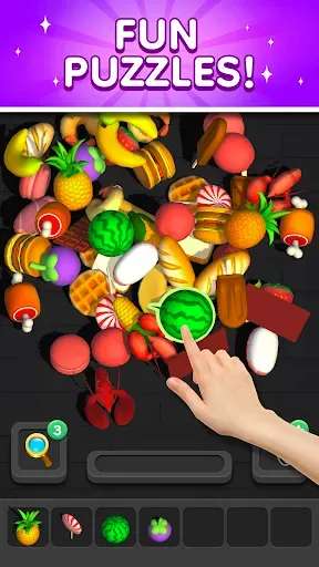 Скриншот 2 — Match 3D - Tile Triple Puzzle