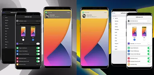 Скриншот 1 — Notification iOS Theme
