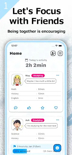 Скриншот 2 — Study Circle - The Focus App
