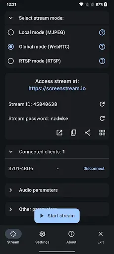 Скриншот 5 — ScreenStream
