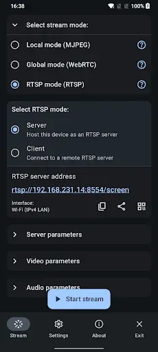 Скриншот 6 — ScreenStream