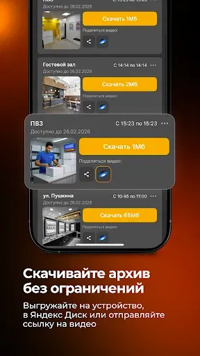 Скриншот 5 — Видеонаблюдение LinkVideo