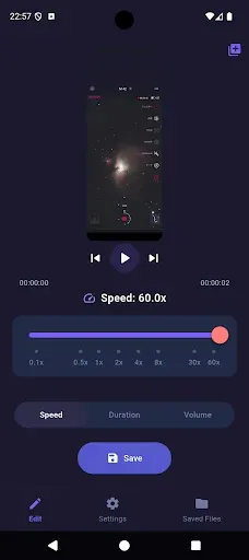 Скриншот 1 — Video Speed Changer PRO