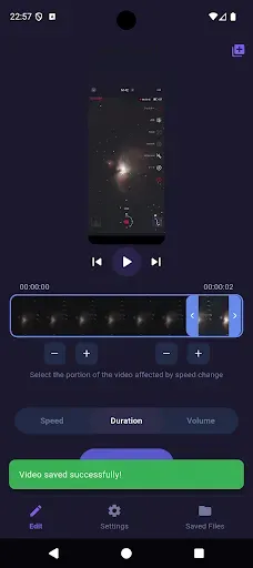 Скриншот 5 — Video Speed Changer PRO
