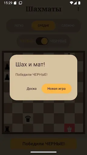 Скриншот 5 — Шахматы с ИИ
