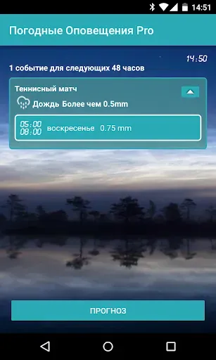 Скриншот 6 — Гибкие погодные оповещения