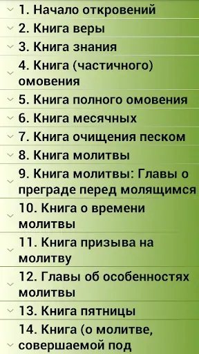 Скриншот 1 — Сахих Бухари, Муслим, Навави