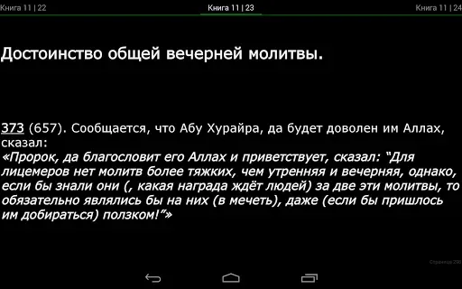 Скриншот 8 — Сахих Бухари, Муслим, Навави