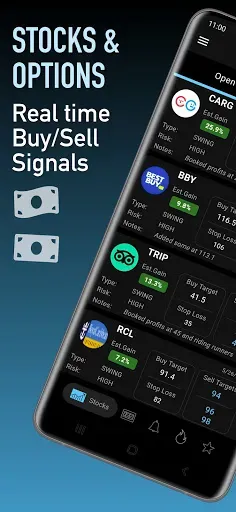 Скриншот 1 — Trade Signals - Stocks Options