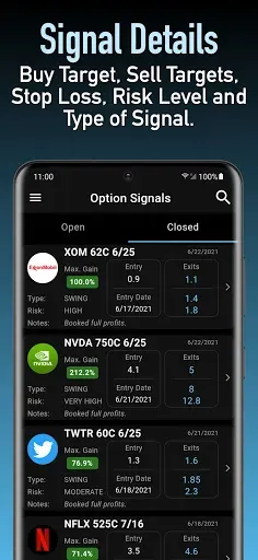 Скриншот 4 — Trade Signals - Stocks Options