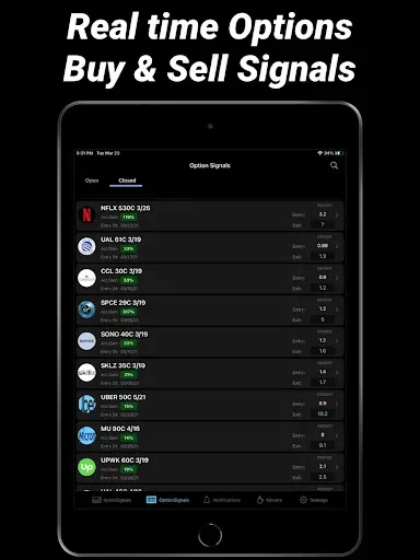 Скриншот 8 — Trade Signals - Stocks Options