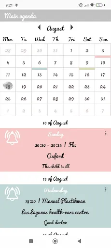 Скриншот 5 — Baby Agenda