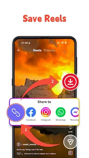 Скриншот 5 — скачать видео instagram