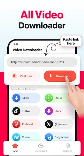 Скриншот 1 — Video Downloader - Story Saver